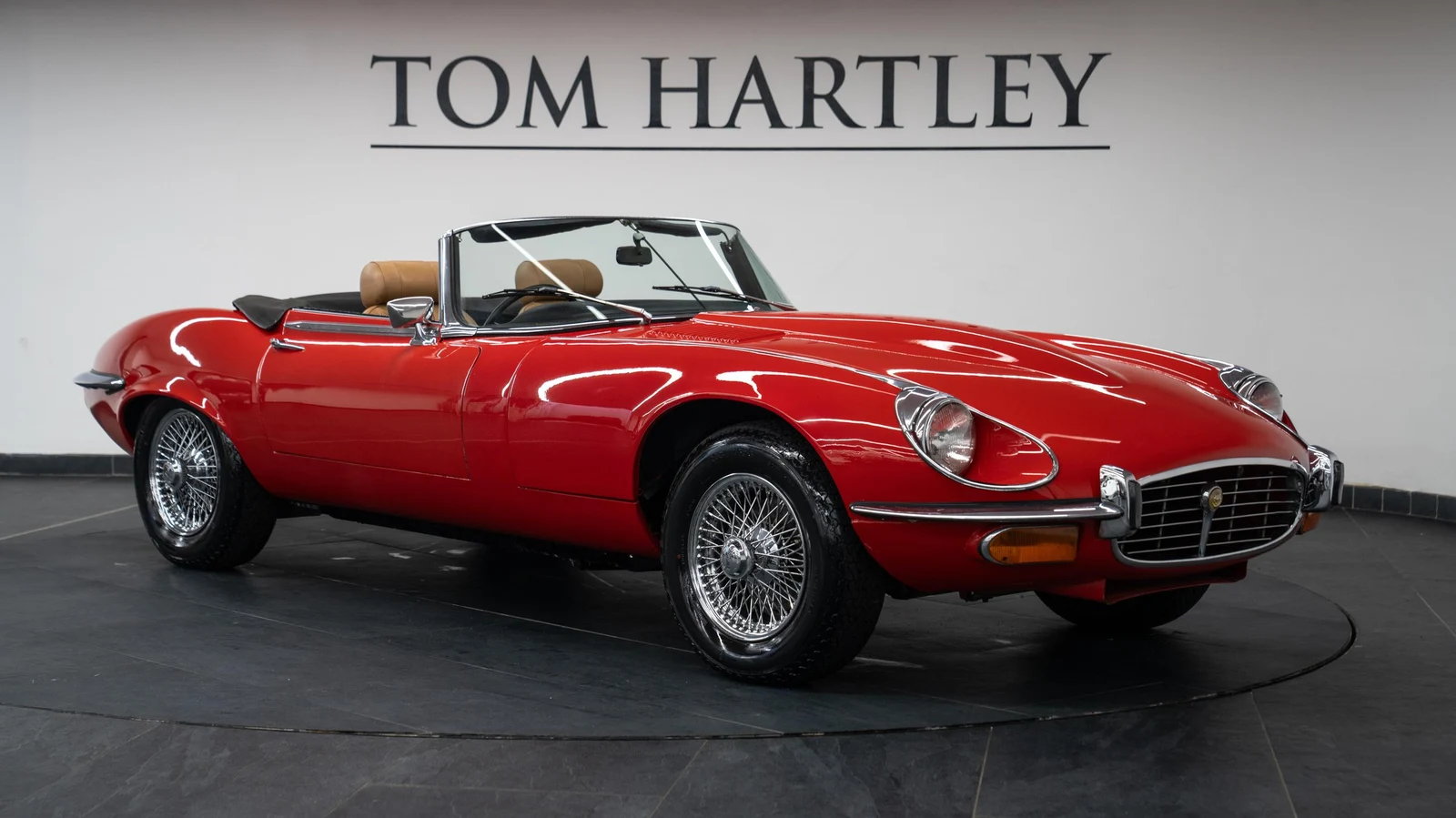 Jaguar E-Type Series 3 V12 Roadster · Signal Red · Tom Hartley