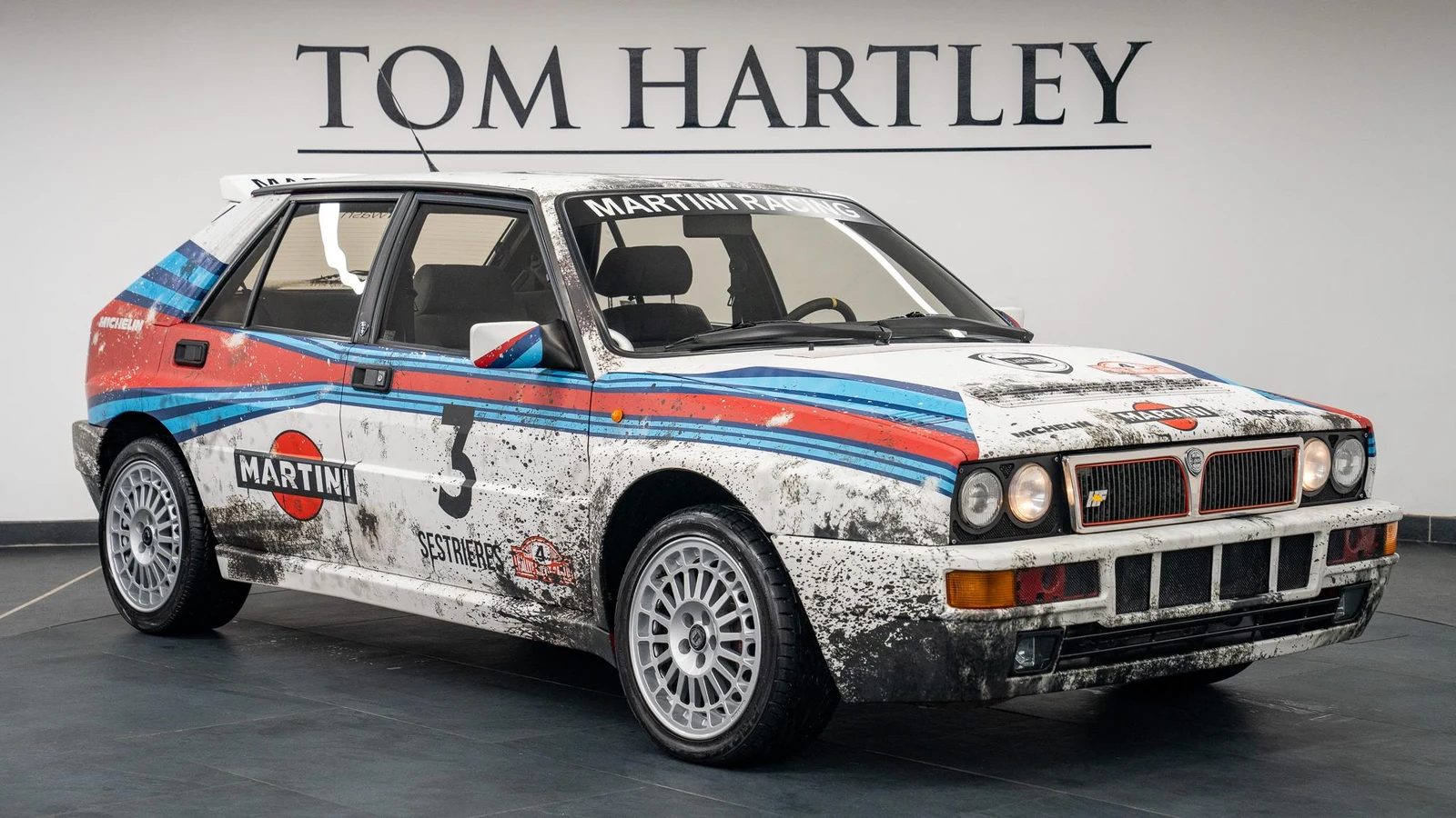 Lancia Delta HF Integrale · Rosso Monza (Dirty Martini Vinyl Livery) · Tom Hartley