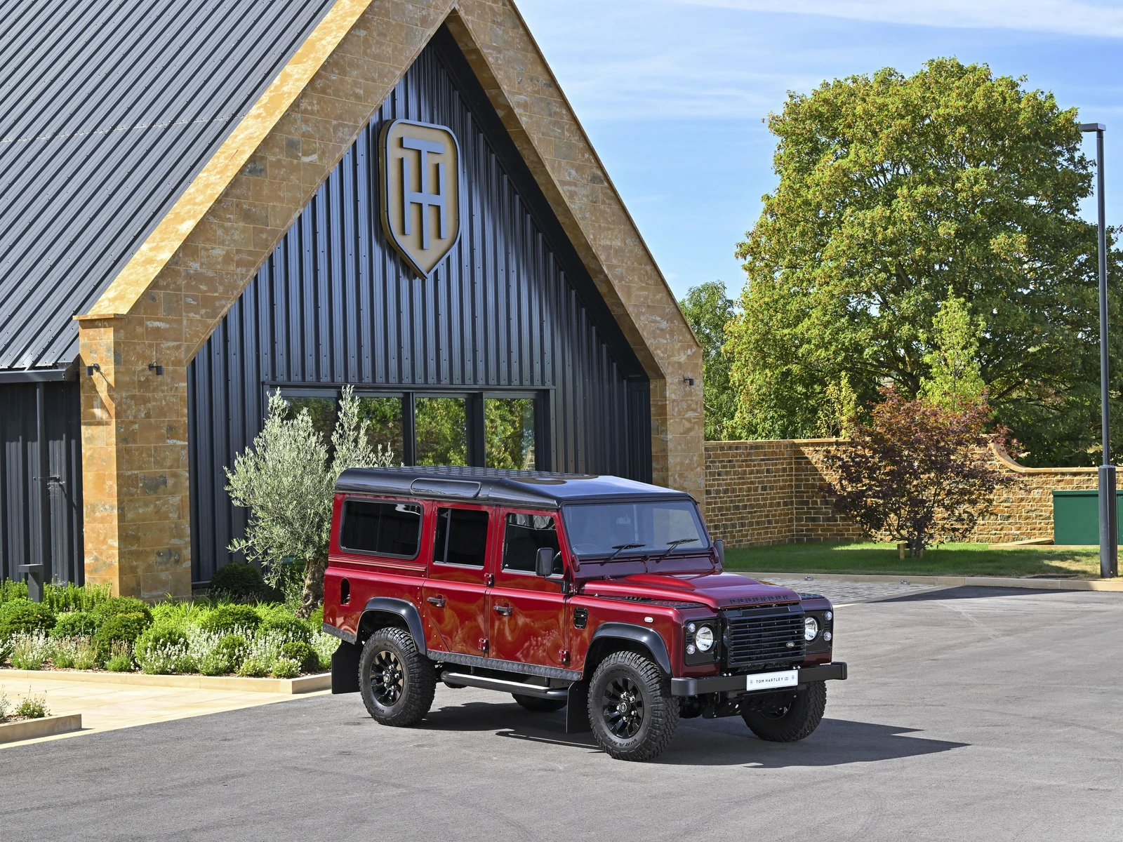 Land Rover Defender 110 Landmark · Montalcino Red · Tom Hartley Jnr