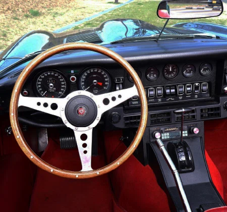 1973 Jaguar E-Type Series 3 V12 Roadster, 12/14