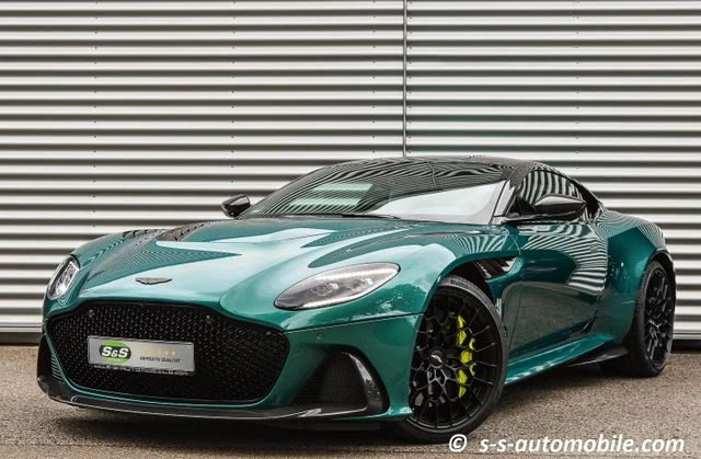Aston Martin DBS 770 Ultimate, full-car front three-quarter view.