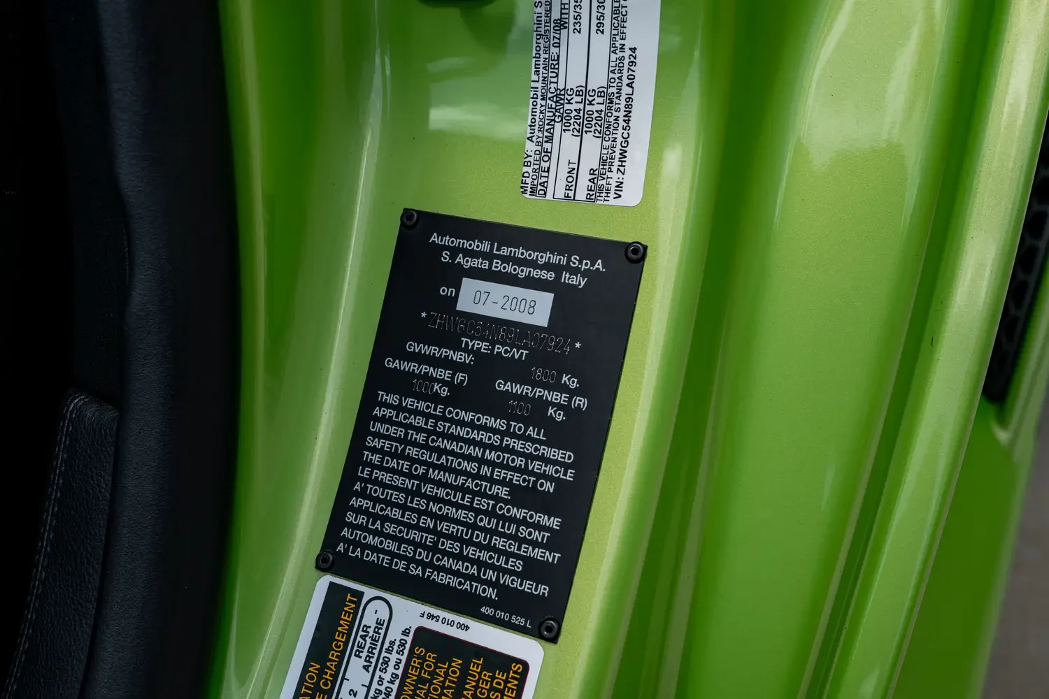 2009 Lamborghini Gallardo LP560-4, 17/20