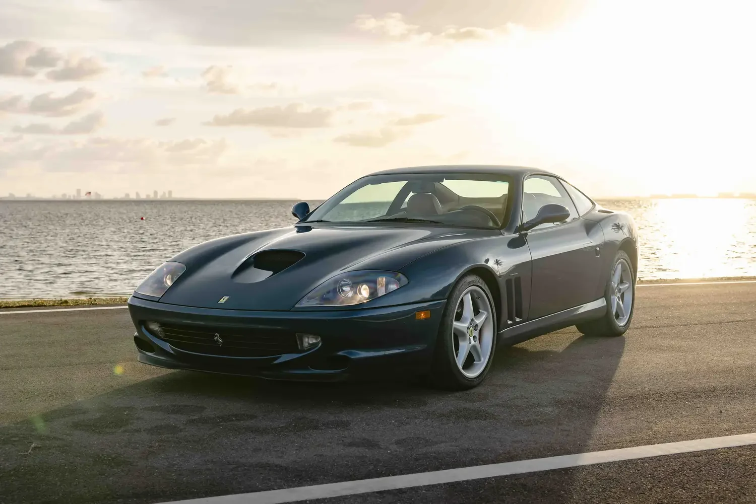 Ferrari 550 Maranello · blue · Curated