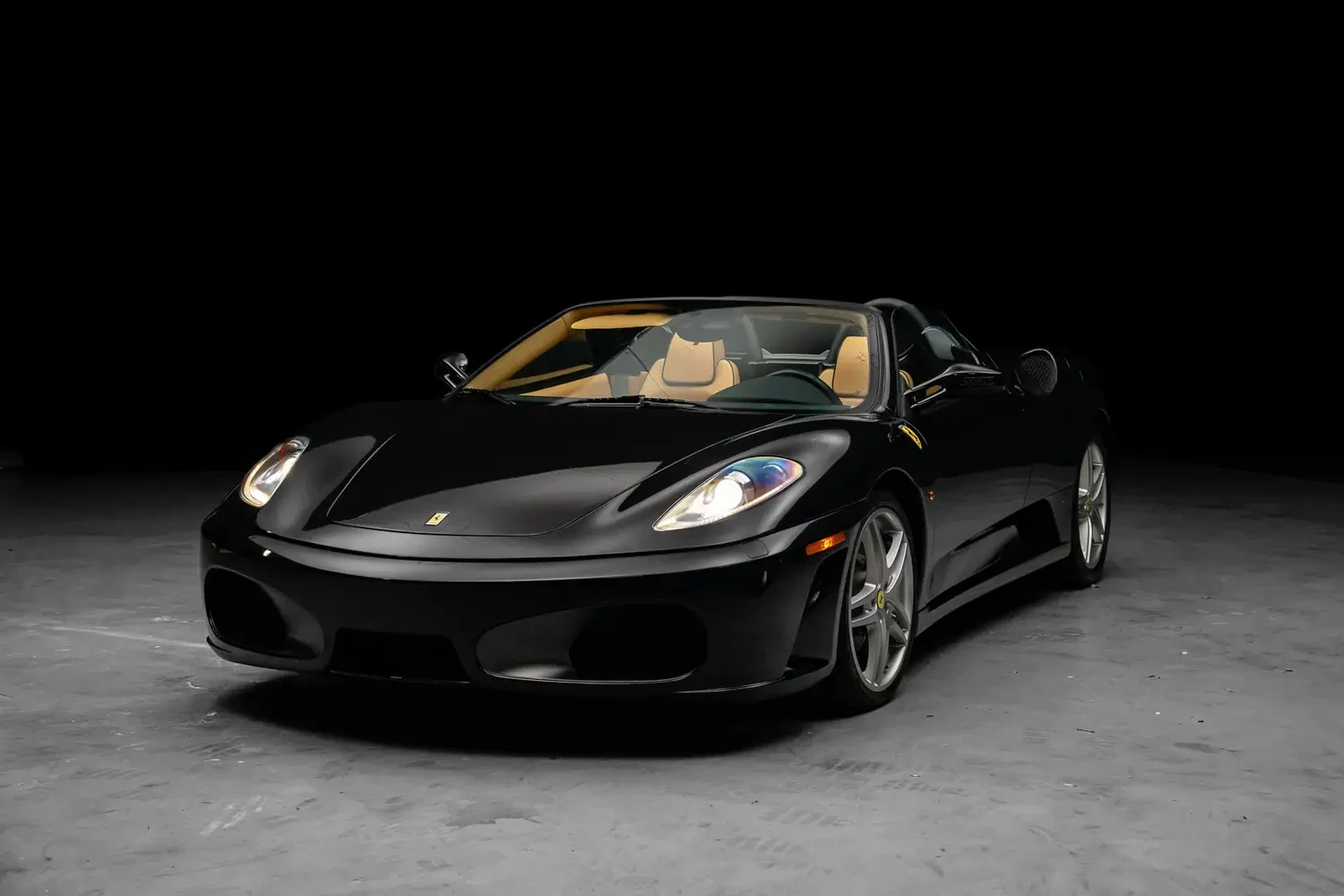 Ferrari F430 Spider · Nero Daytona · Curated