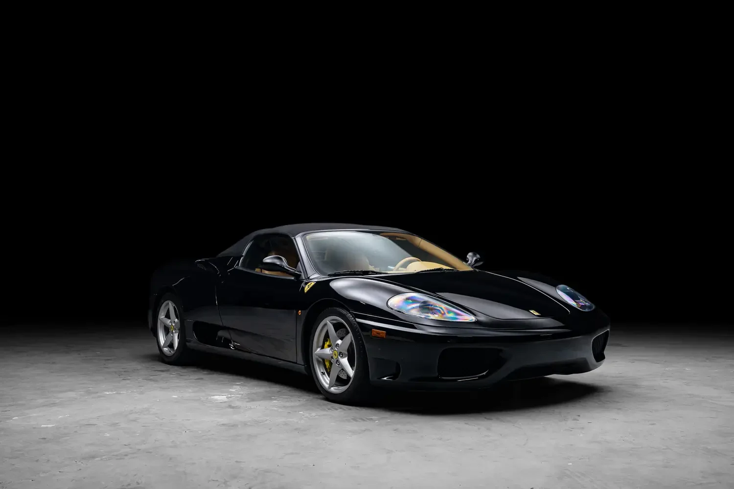 Ferrari 360 Spider · Nero · Curated