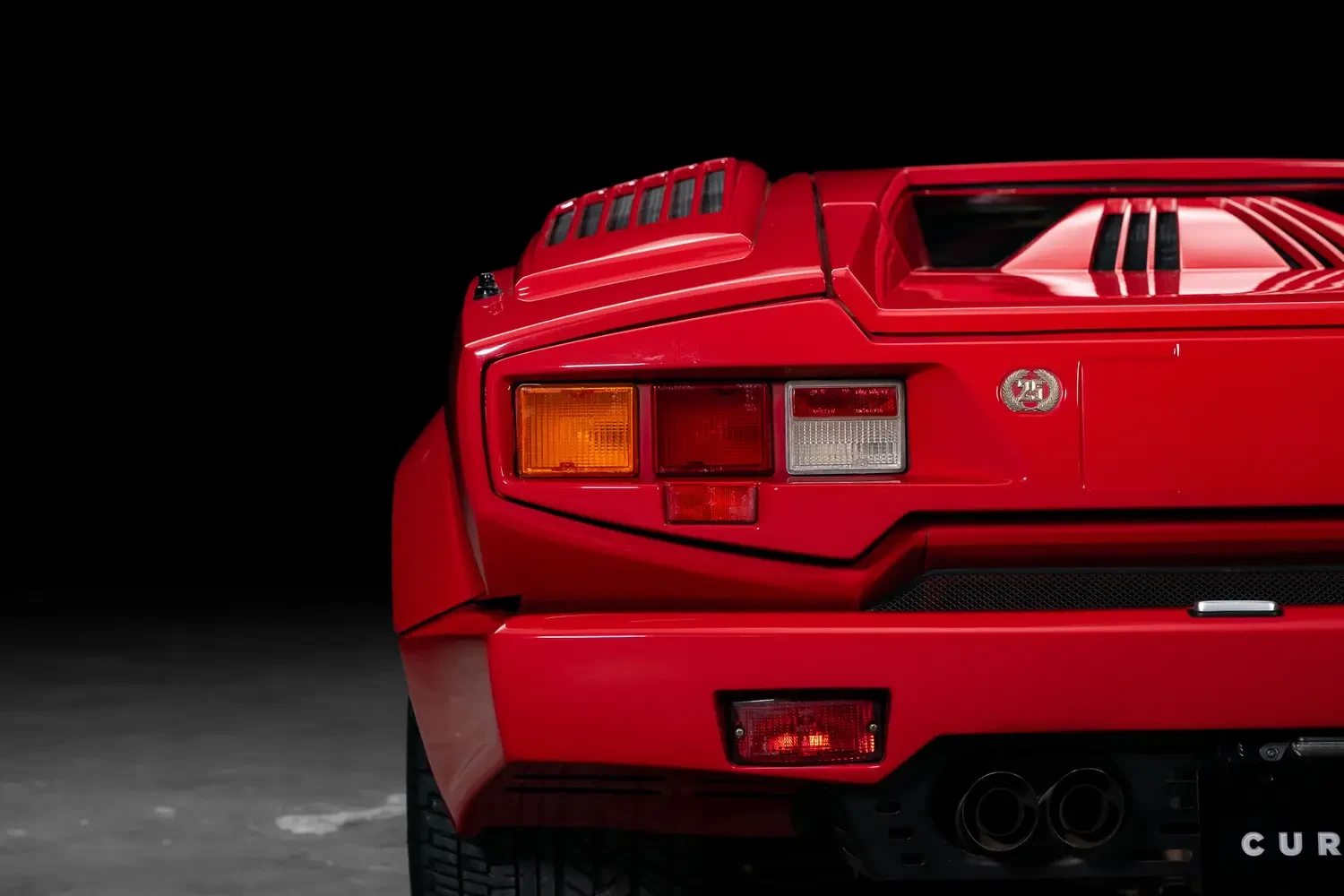 1989 Lamborghini Countach 25th Anniversary for sale, exterior, Red