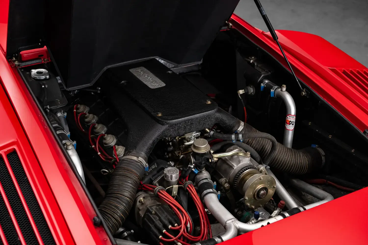 1989 Lamborghini Countach 25th Anniversary engine