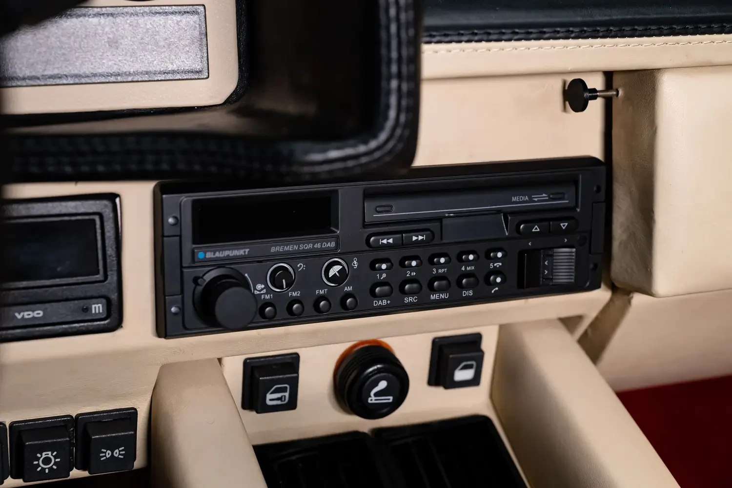 1989 Lamborghini Countach 25th Anniversary interior, Cream