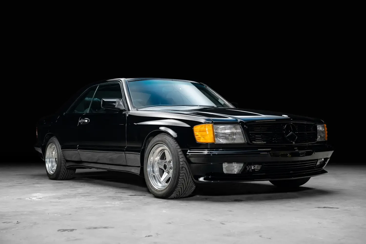 1987 Mercedes-Benz 560 SEC AMG 6.0 for sale, exterior, Black