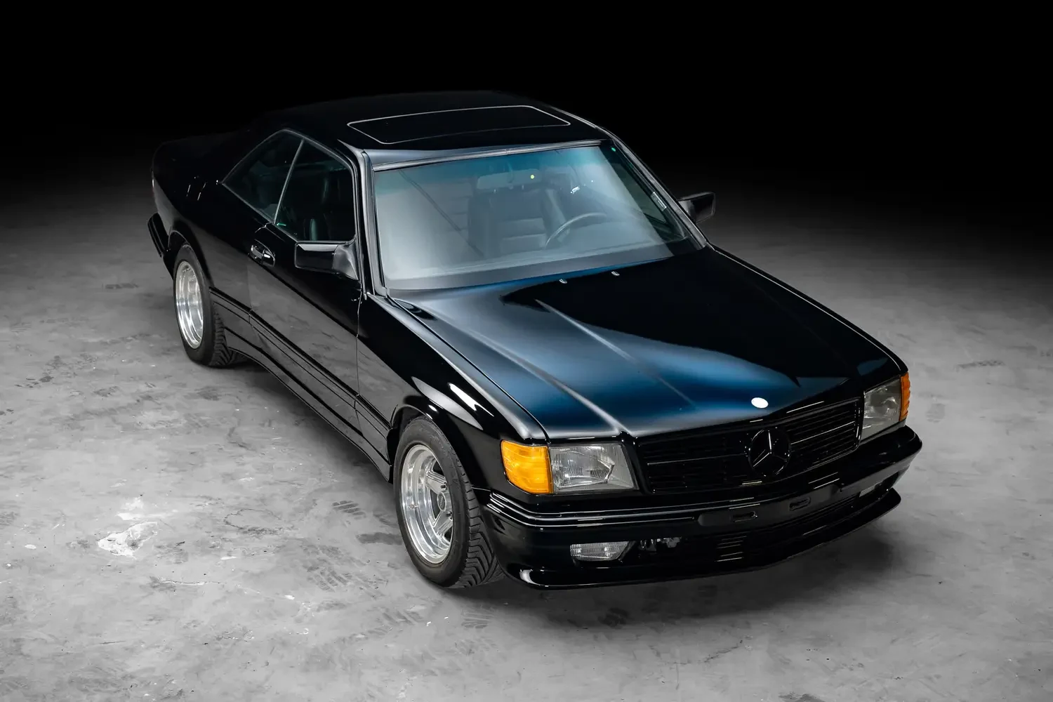 1987 Mercedes-Benz 560 SEC AMG 6.0 for sale, exterior, Black
