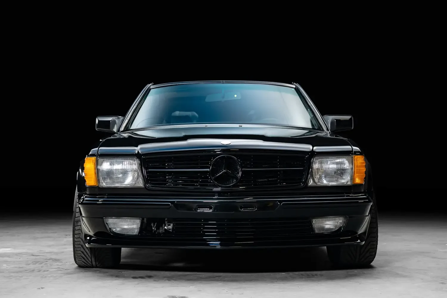 1987 Mercedes-Benz 560 SEC AMG 6.0 for sale, exterior, Black