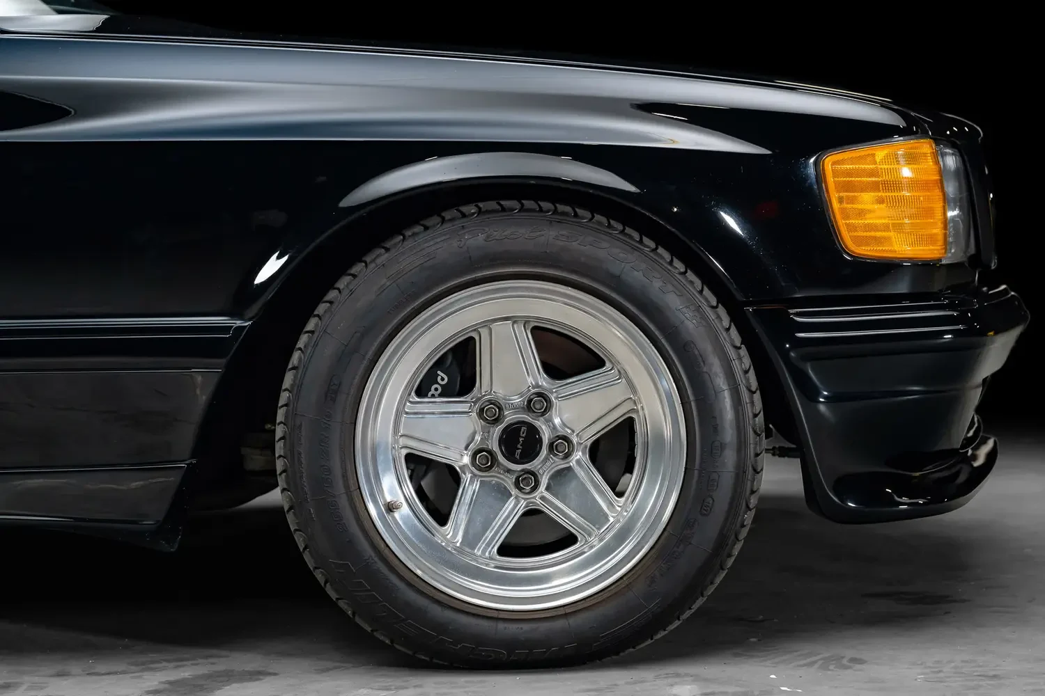 1987 Mercedes-Benz 560 SEC AMG 6.0 for sale, exterior, Black