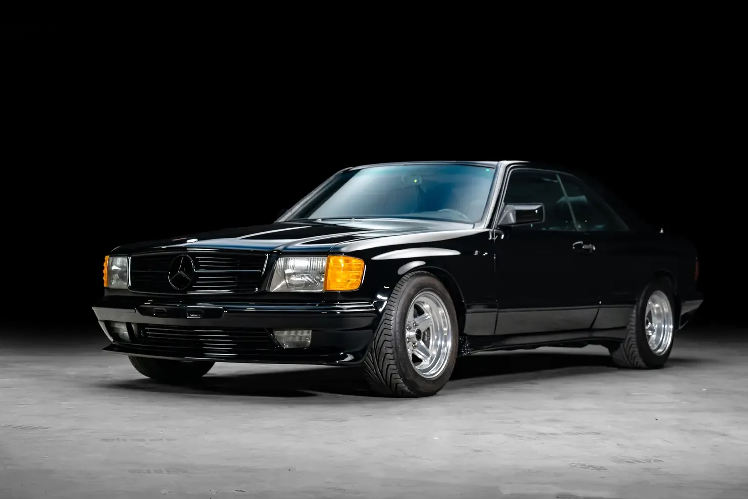1987 Mercedes-Benz 560 SEC AMG 6.0 for sale, exterior, Black