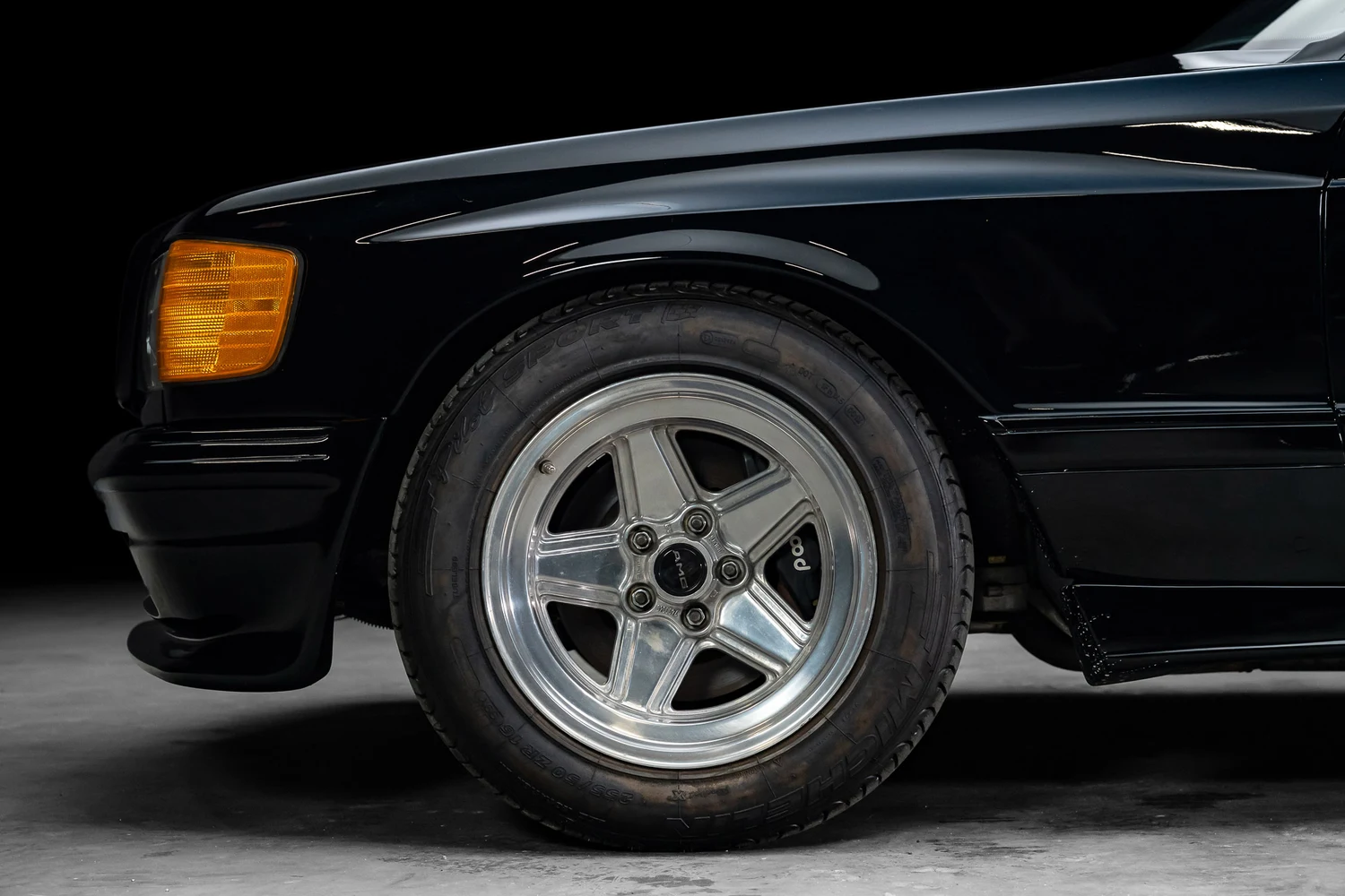 1987 Mercedes-Benz 560 SEC AMG 6.0 for sale, exterior, Black