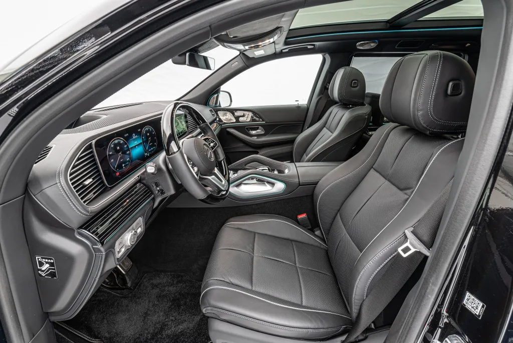 2024 BRABUS GLS 600 interior, seats, Leder Exklusiv Nappa schwarz