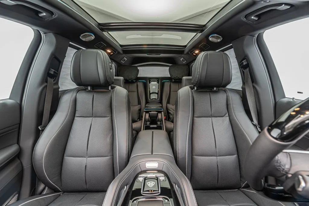 2024 BRABUS GLS 600 interior, seats, Leder Exklusiv Nappa schwarz
