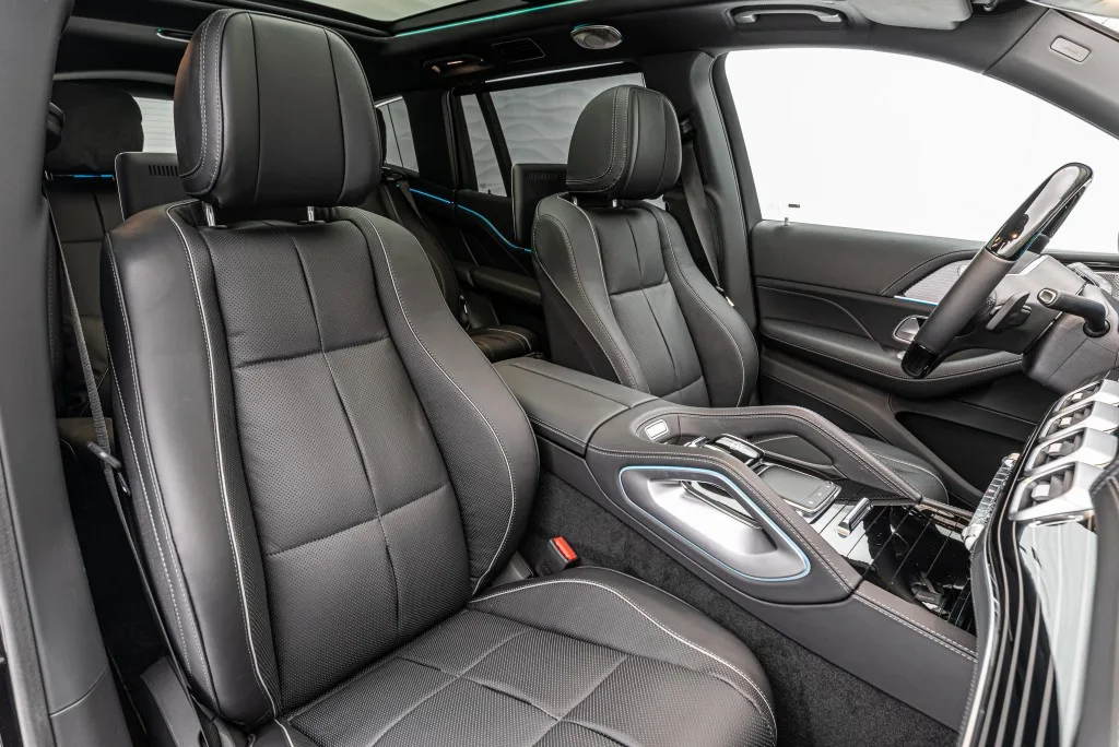 2024 BRABUS GLS 600 interior, seats, Leder Exklusiv Nappa schwarz