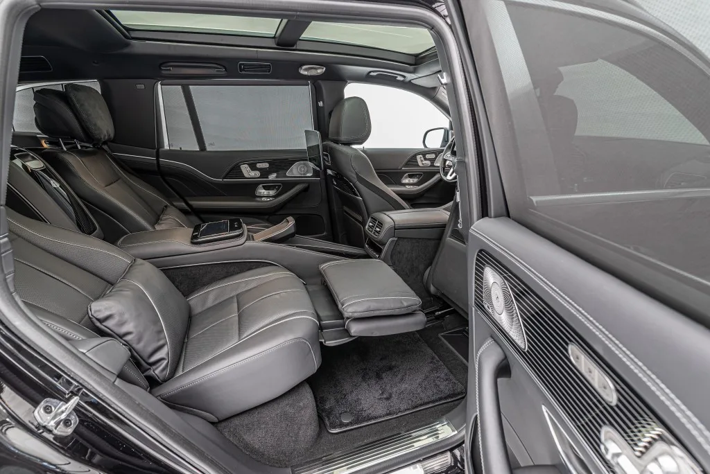 2024 BRABUS GLS 600 interior, seats, Leder Exklusiv Nappa schwarz