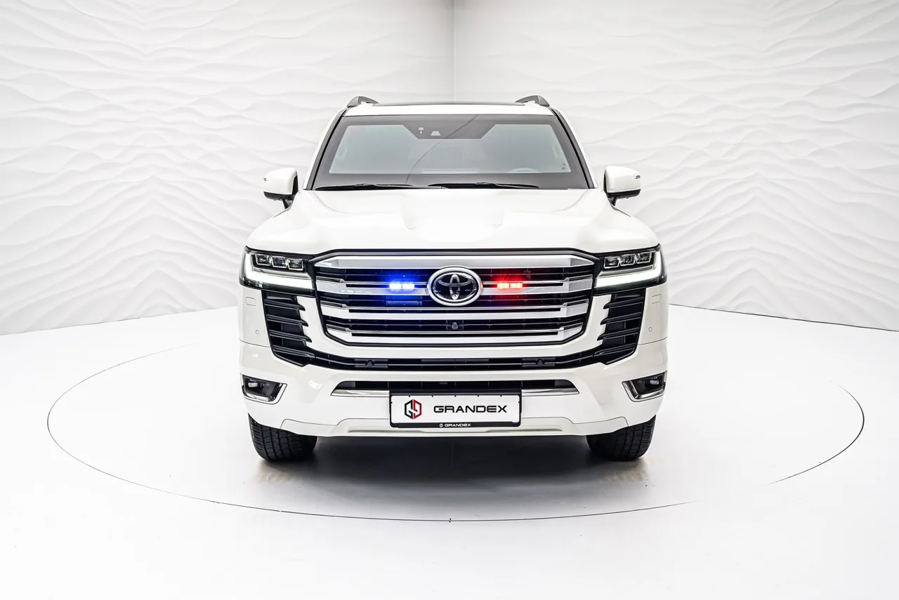 2024 Toyota Land Cruiser Armored B6 for sale, exterior, White metallic