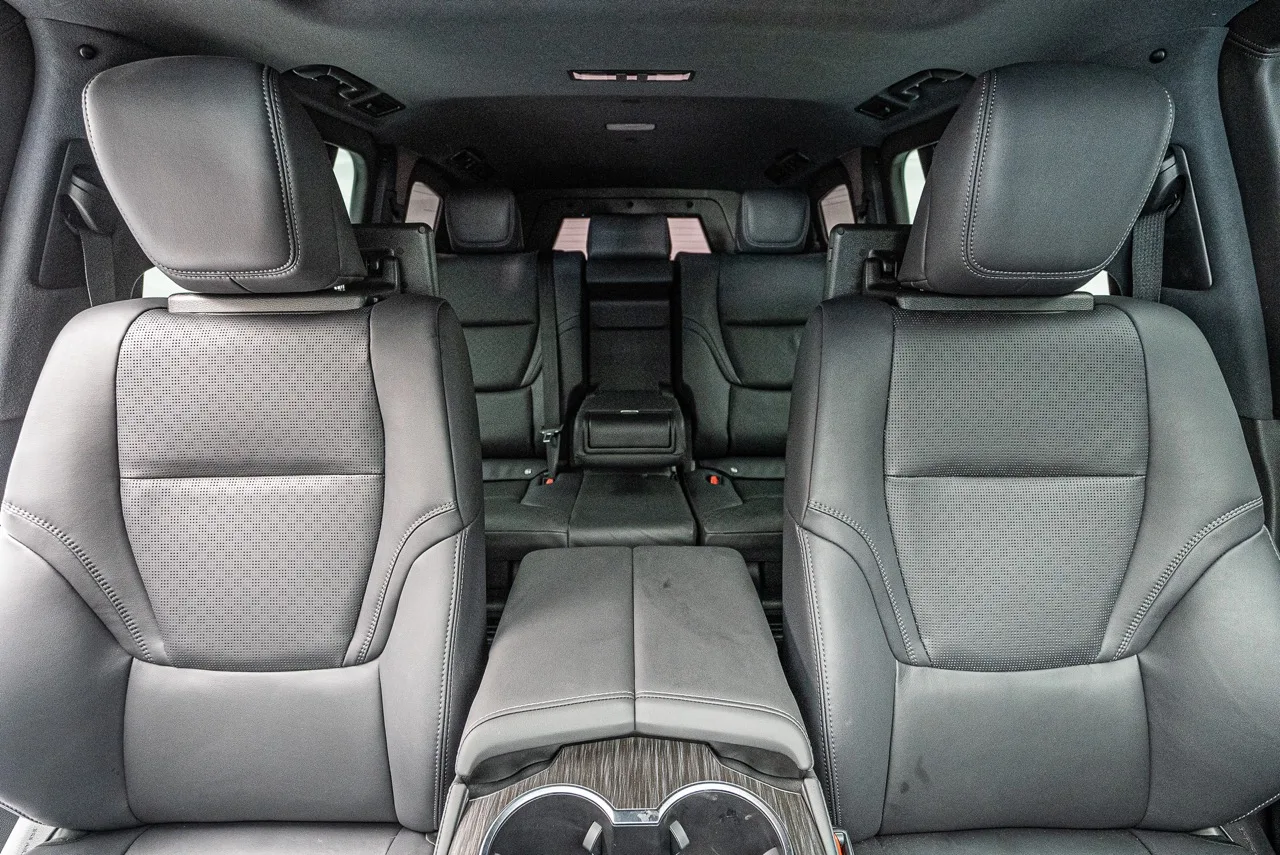 2024 Toyota Land Cruiser Armored B6 interior, seats, Black Leather