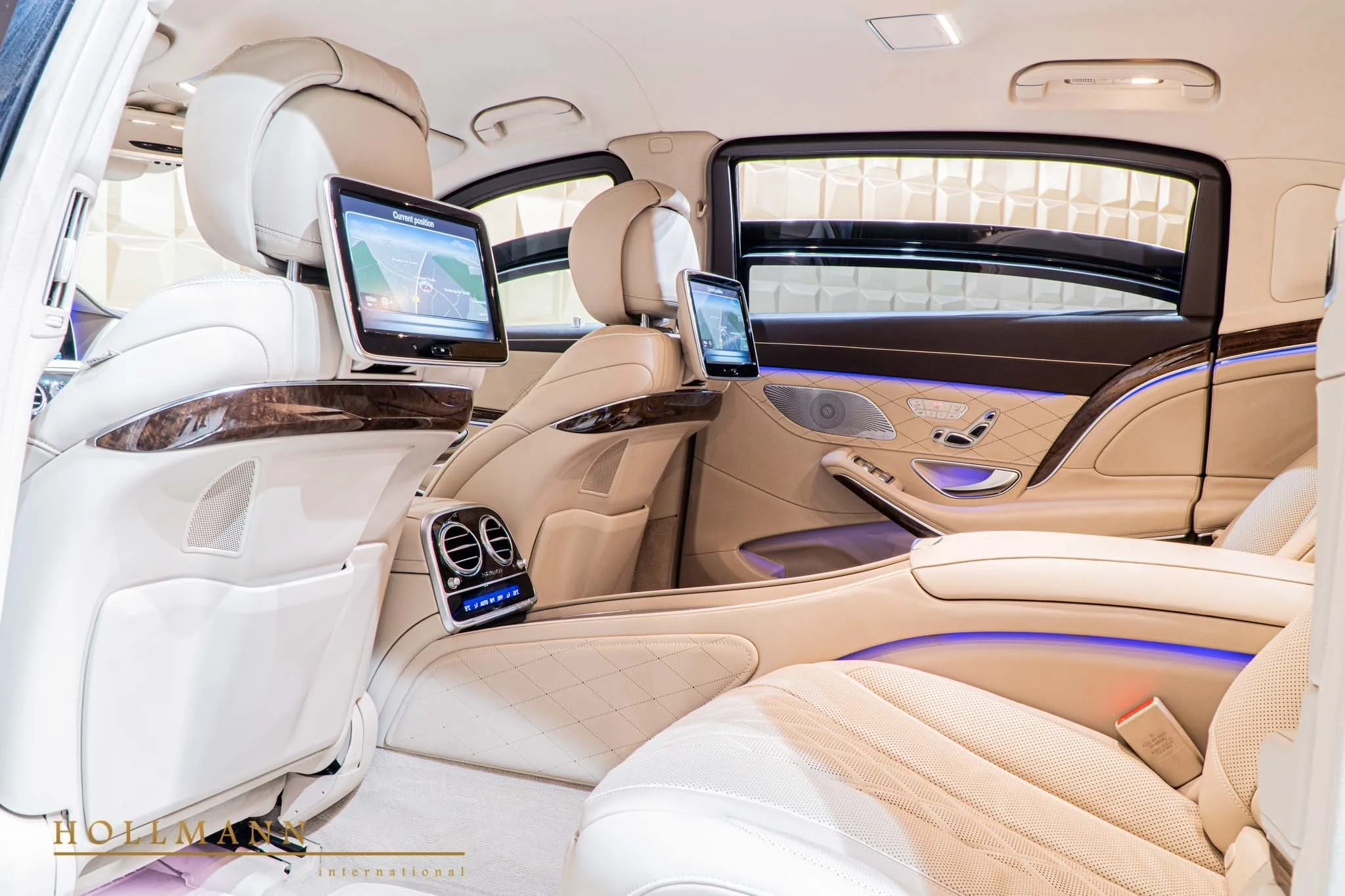 2018 Mercedes-Maybach S 600 GUARD B7/VR9 ARMOURED - Hollmann interior, seats, Beige