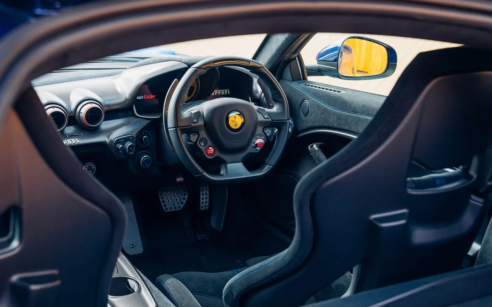 2017 Ferrari F12tdf interior, dashboard