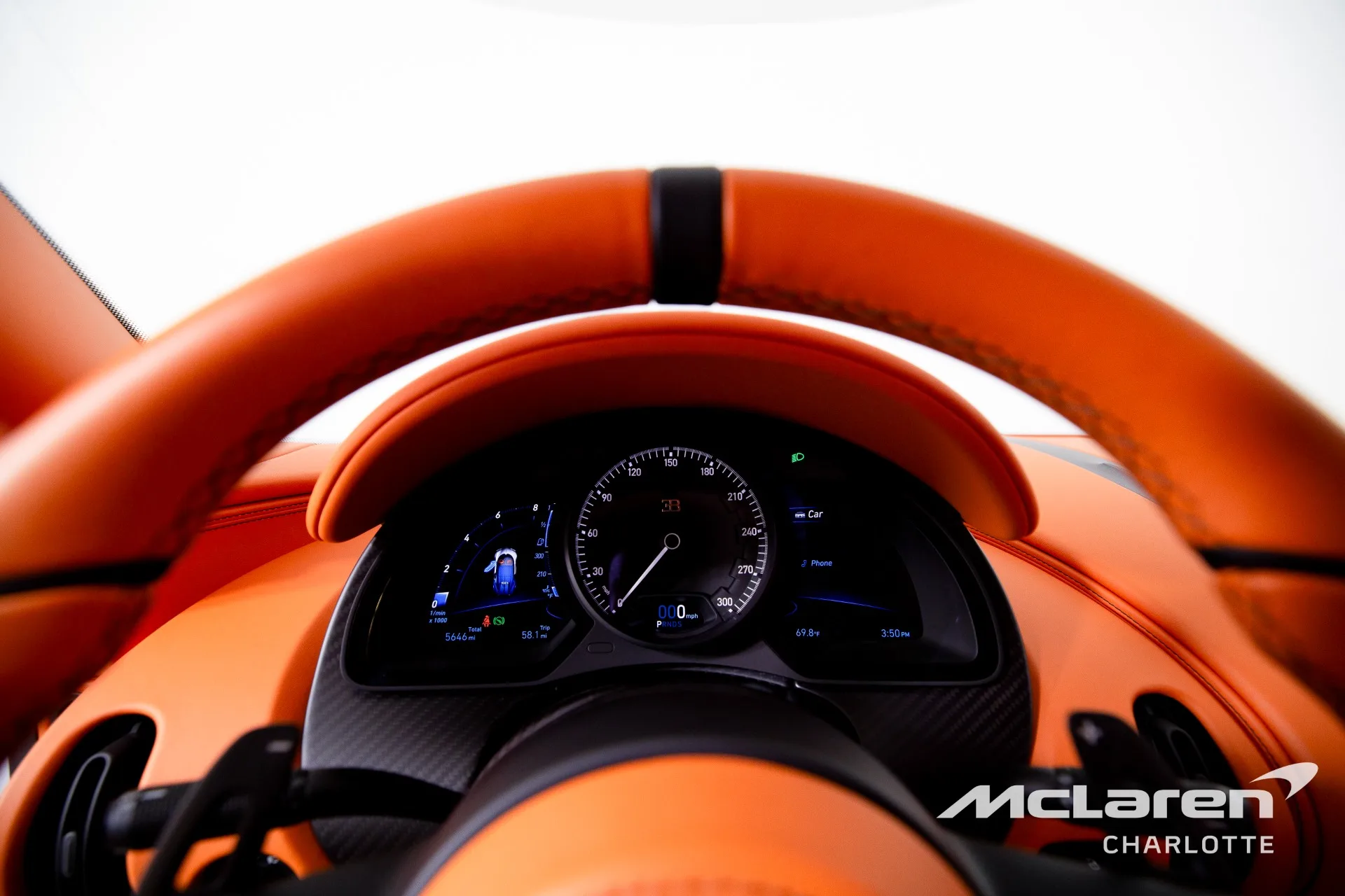 2022 Bugatti Chiron Pur Sport interior, steering wheel