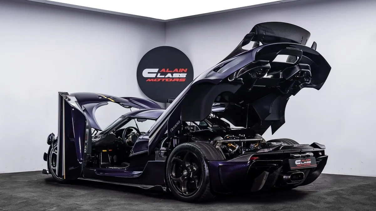 2019 Koenigsegg Regera for sale, exterior, Purple Gold