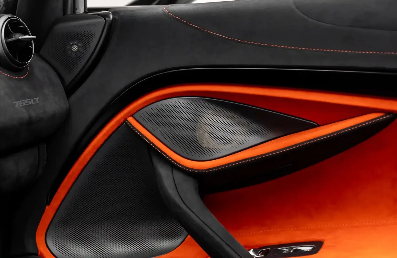 2022 McLaren 765LT Spider by Novitec interior, door panel