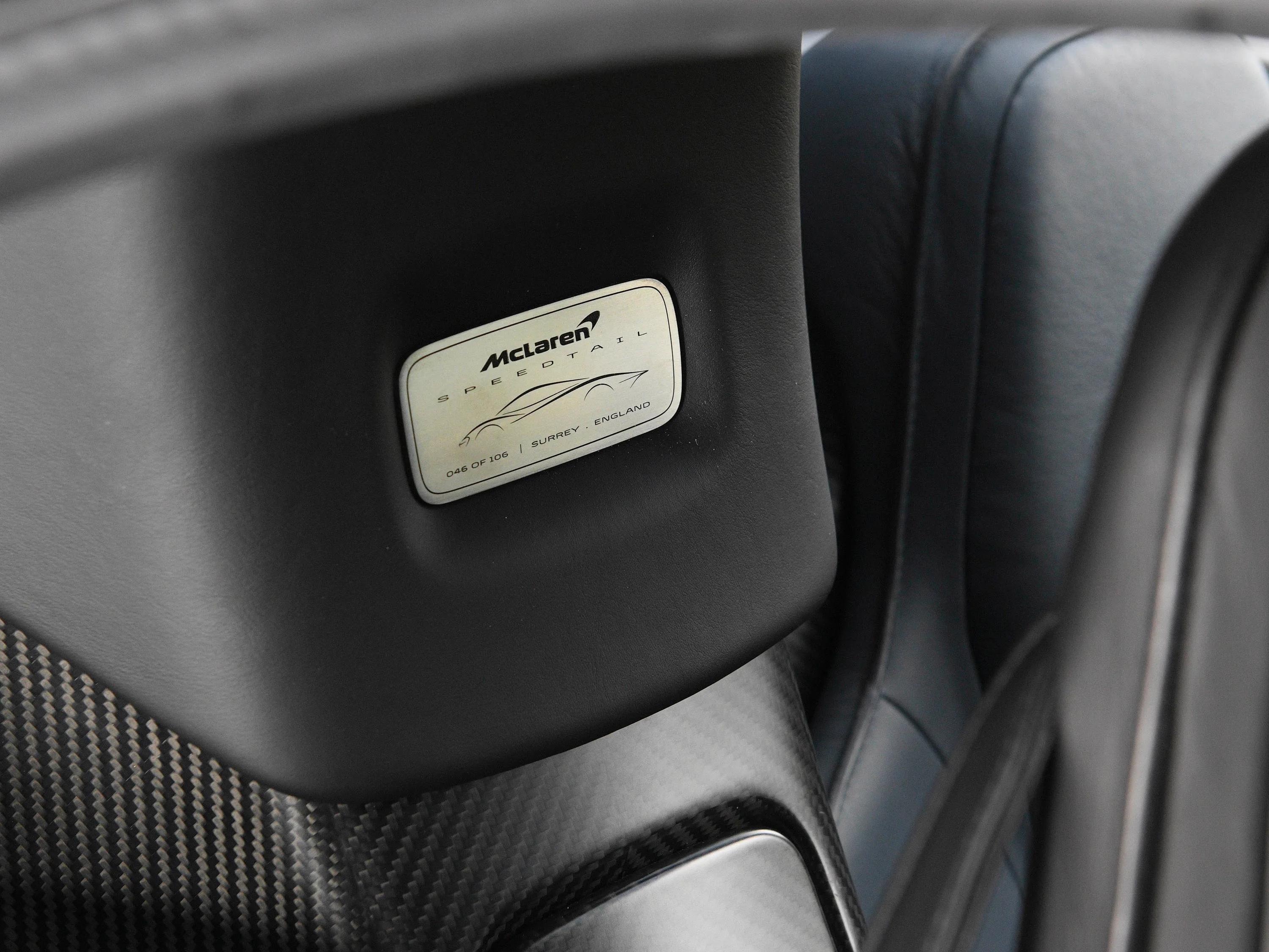 2020 McLaren Speedtail interior