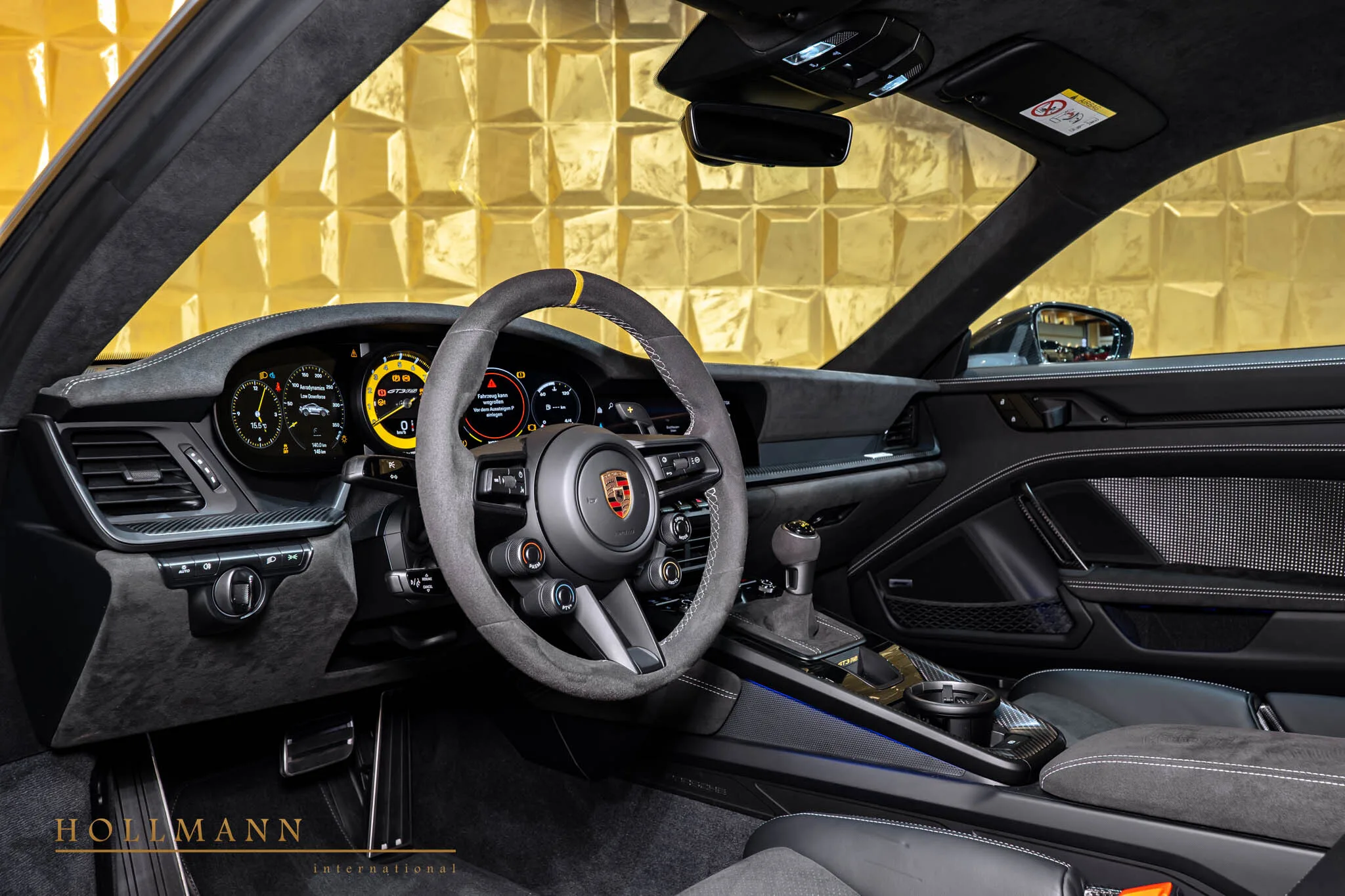 2024 PORSCHE 911 GT3 RS interior, dashboard, Race-Tex Black/GT Silver