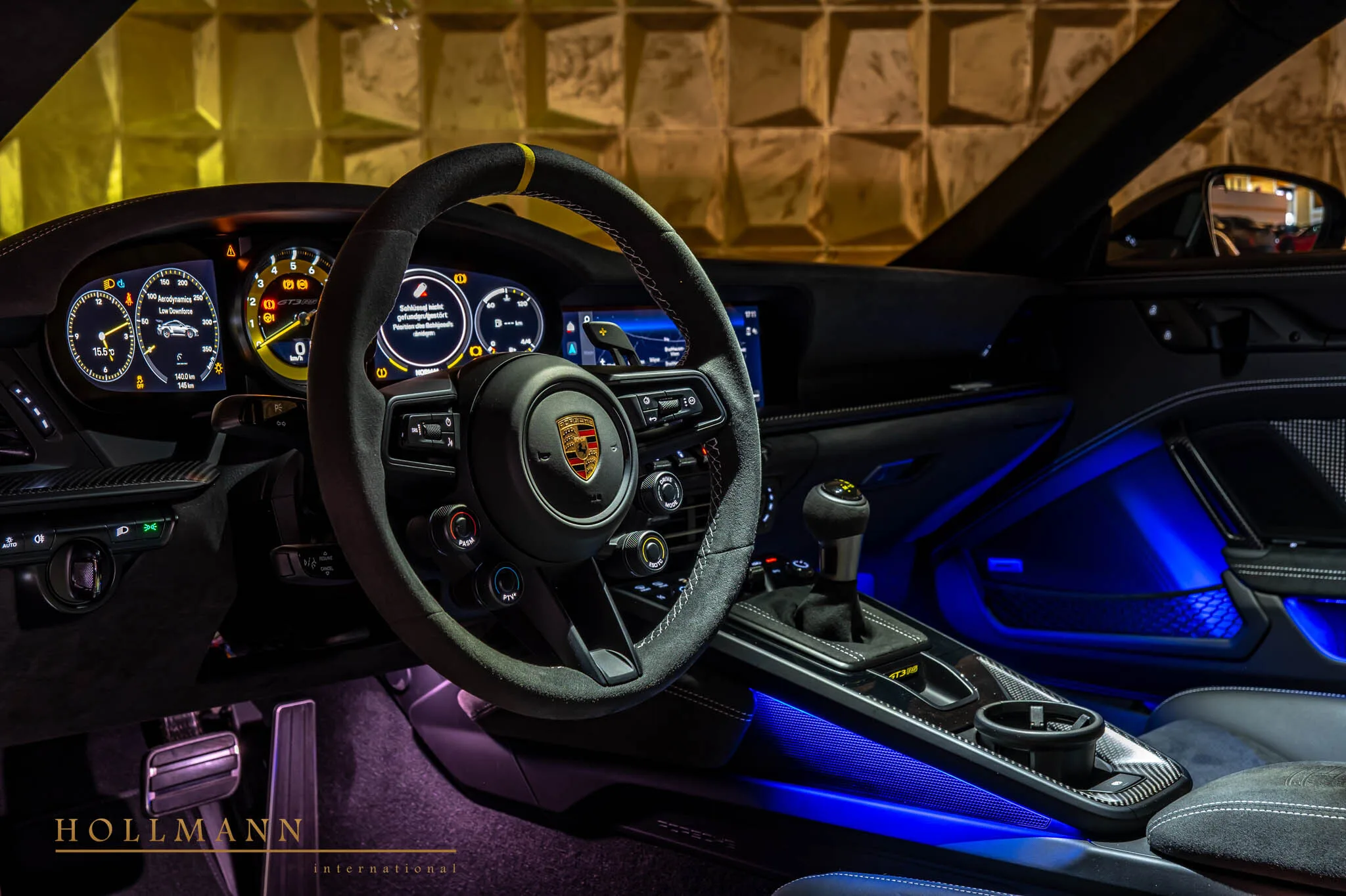 2024 PORSCHE 911 GT3 RS interior, dashboard, Race-Tex Black/GT Silver