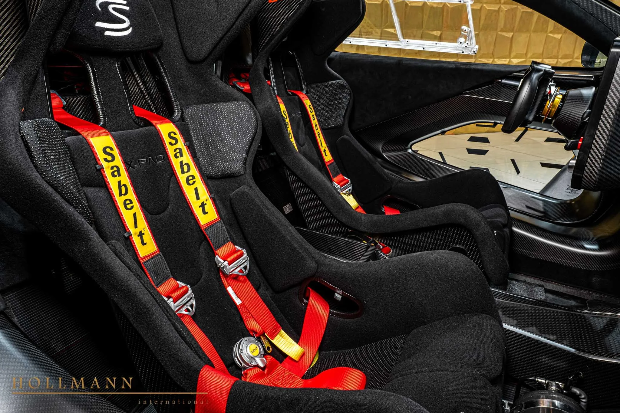 2024 McLaren Senna GTR interior, seats, Black