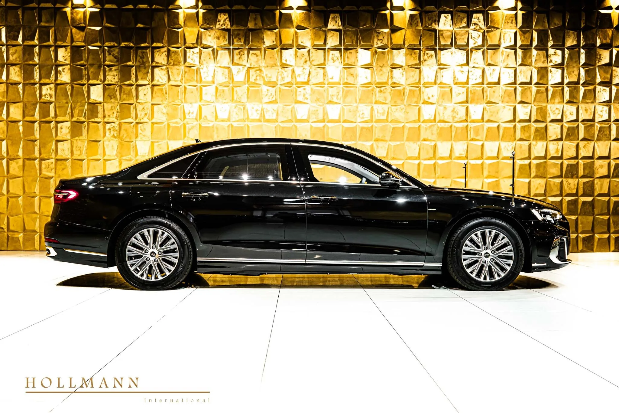 2025 Audi A8 Armored for sale, exterior, Mythos black