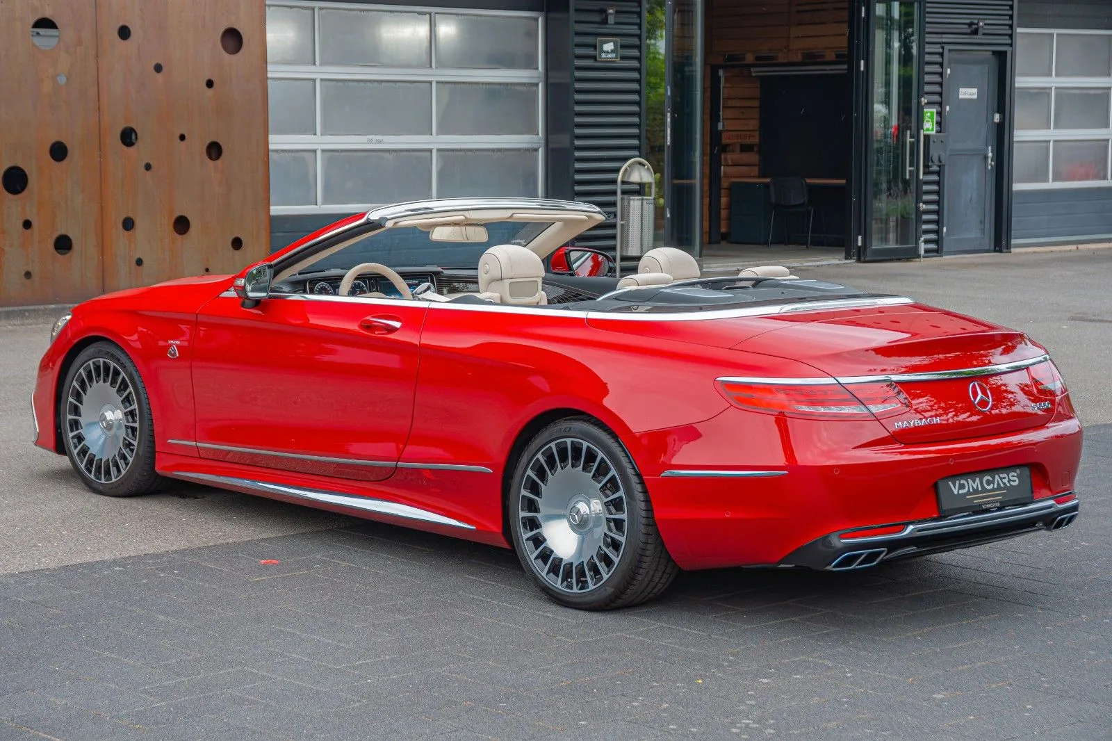 2017 Mercedes-Maybach S 650 Cabriolet for sale, exterior, Zircon Red Metallic