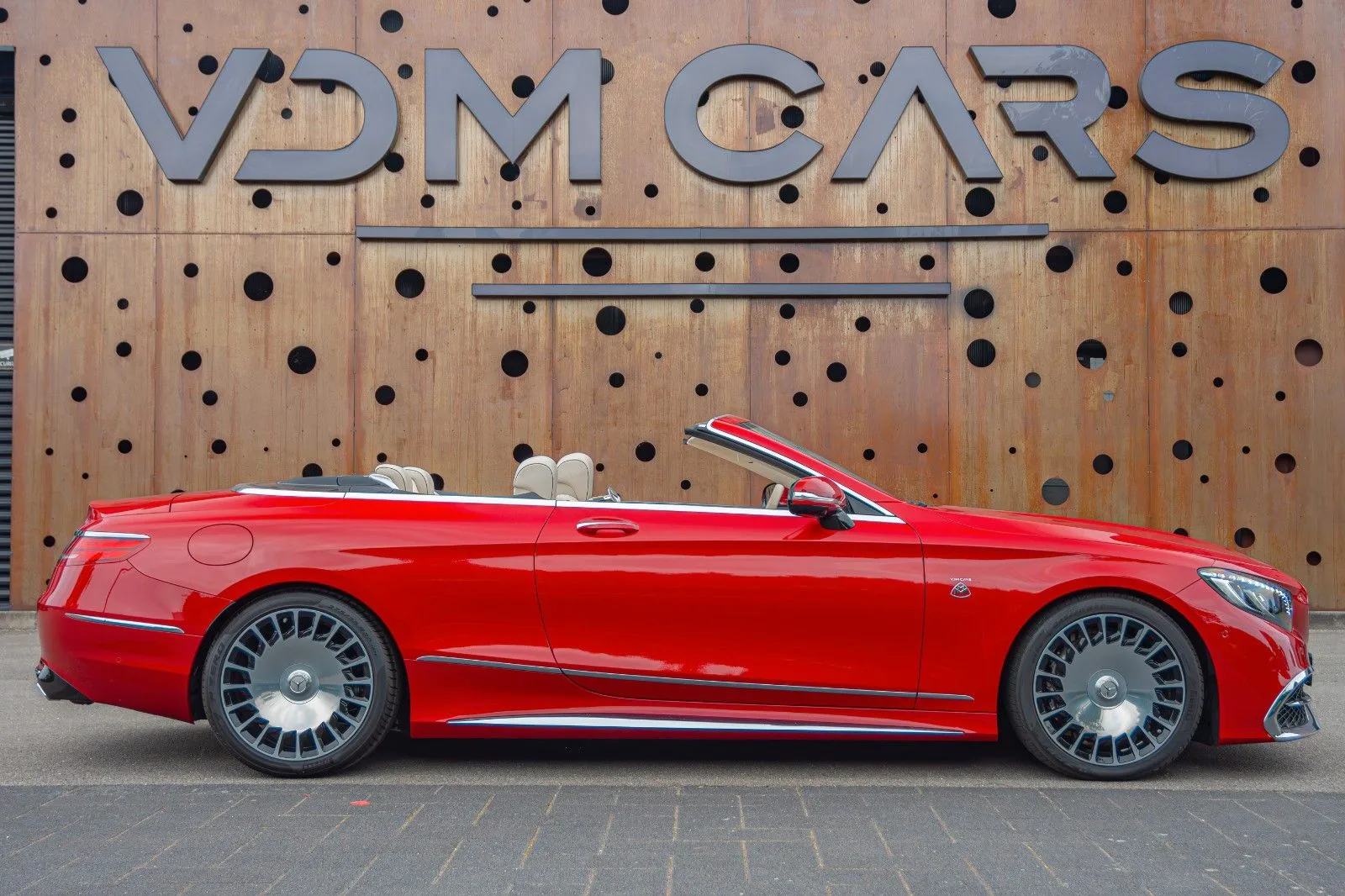2017 Mercedes-Maybach S 650 Cabriolet for sale, exterior, Zircon Red Metallic