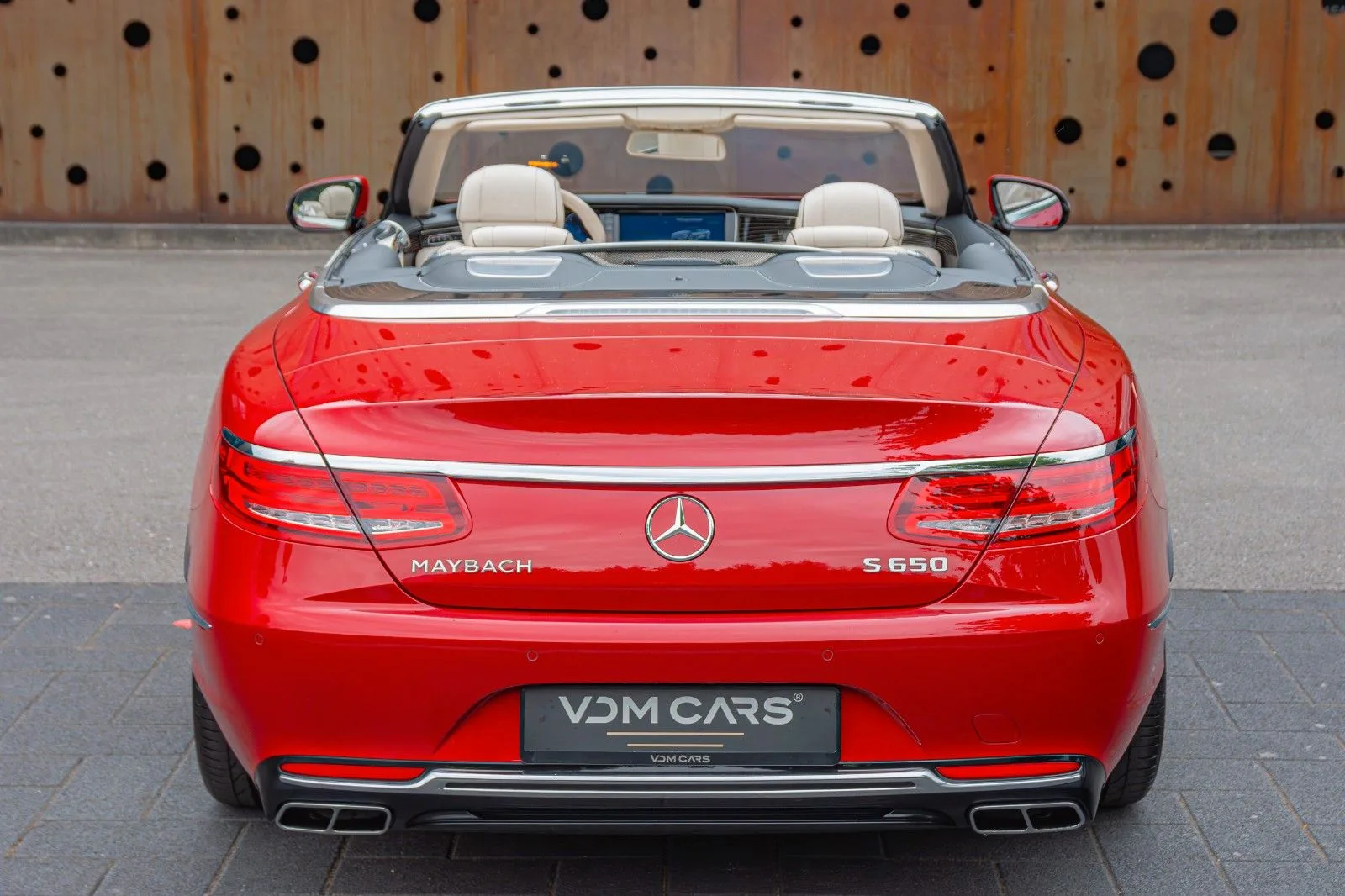 2017 Mercedes-Maybach S 650 Cabriolet for sale, exterior, Zircon Red Metallic
