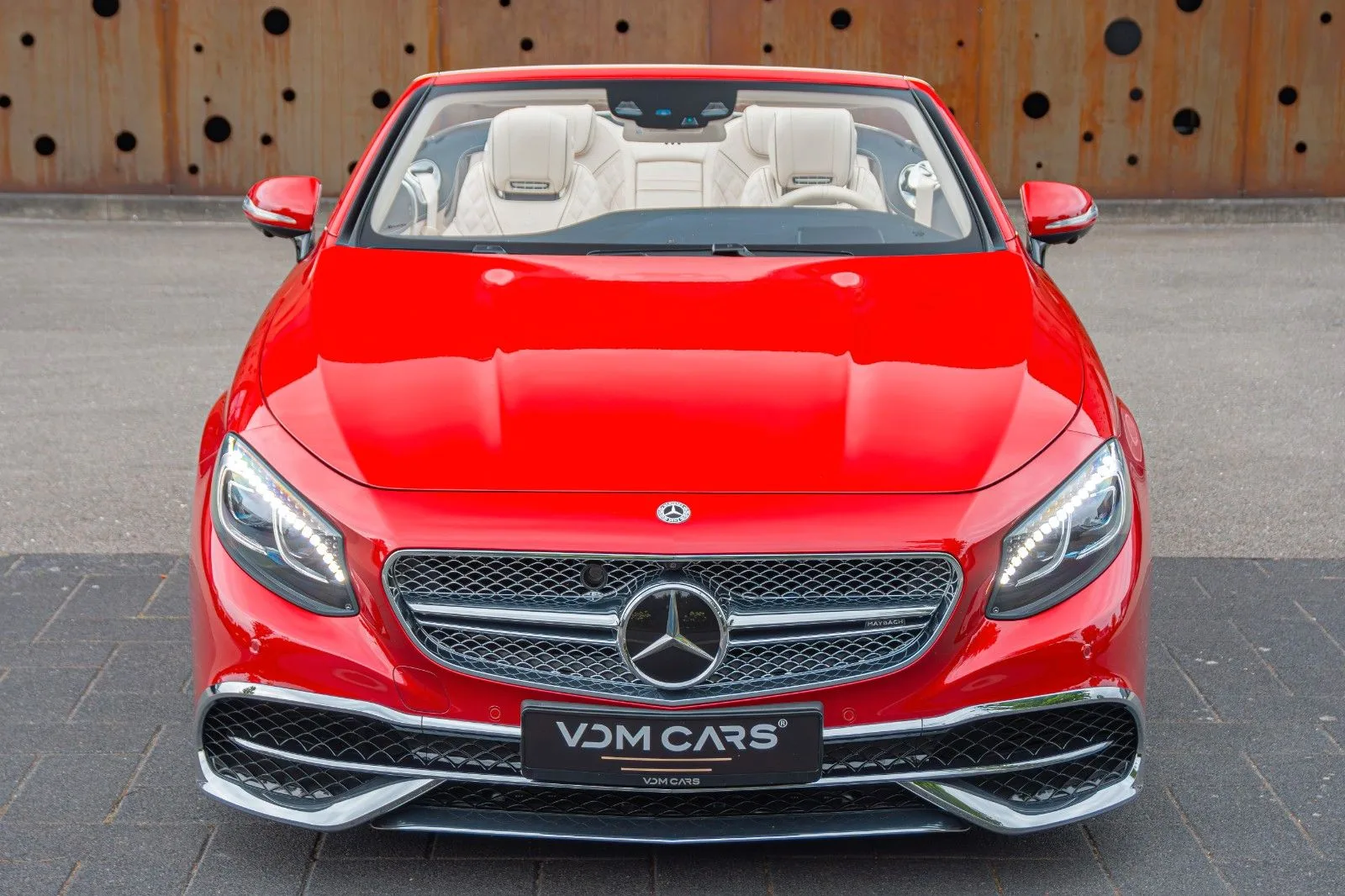 2017 Mercedes-Maybach S 650 Cabriolet for sale, exterior, Zircon Red Metallic