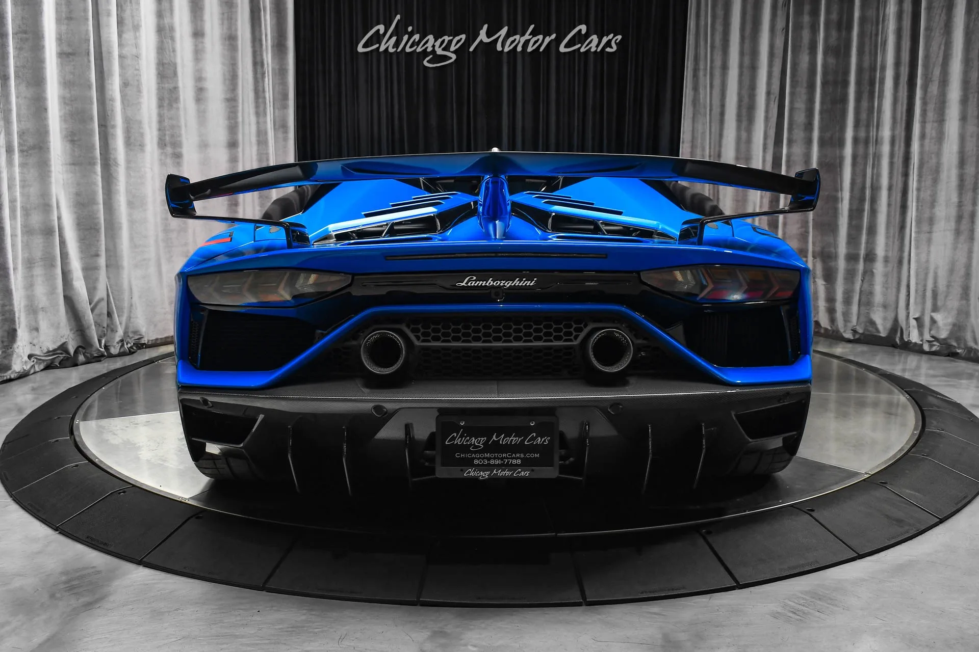 2021 Lamborghini Aventador LP770-4 SVJ Roadster for sale, exterior, Blu Nila Glittered