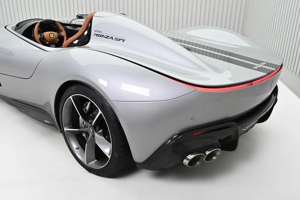 2021 Ferrari Monza SP1, rear three-quarter view