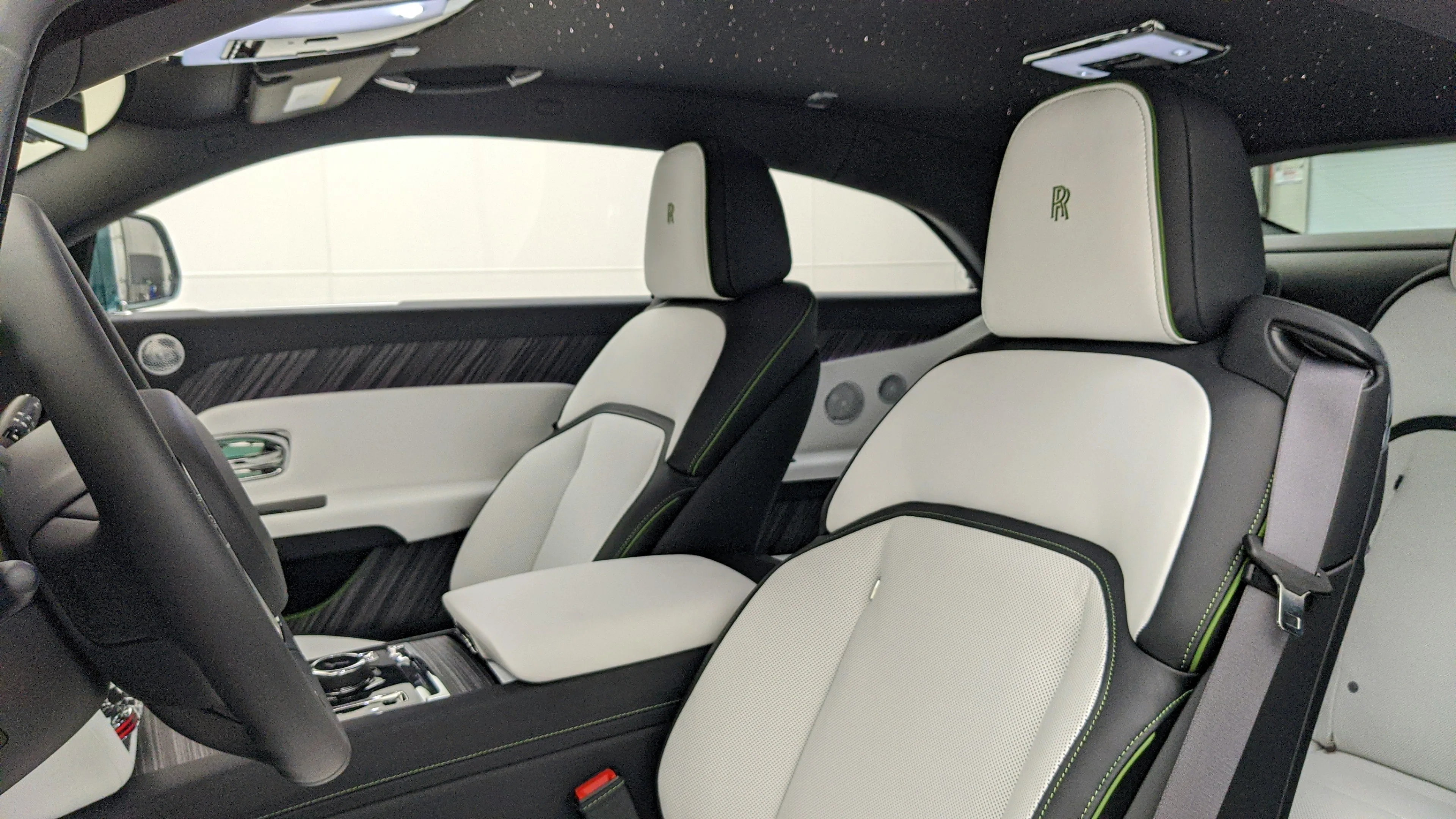 2024 Rolls-Royce Spectre interior, seats, Iceland Moss