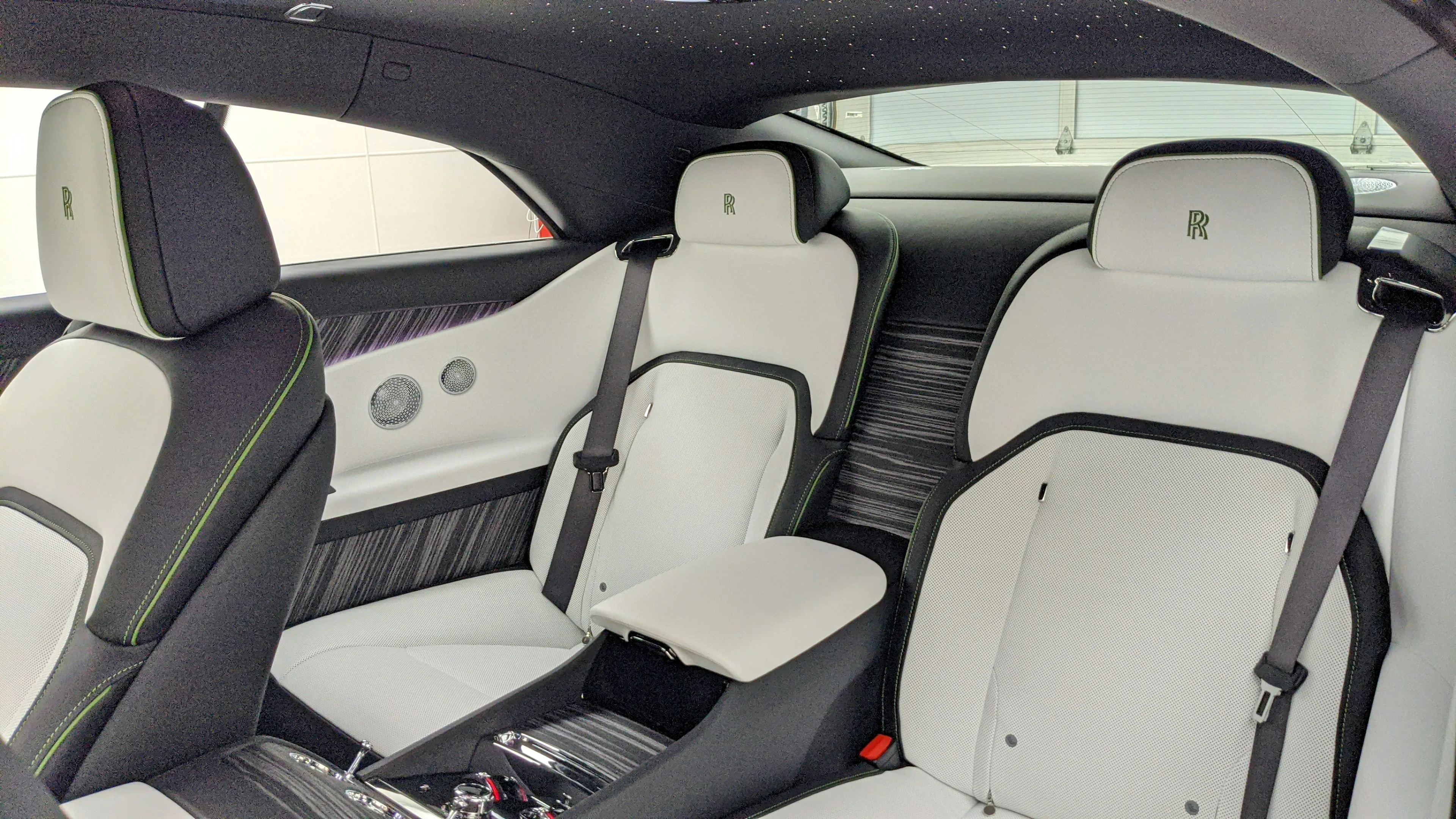 2024 Rolls-Royce Spectre interior, seats, Iceland Moss