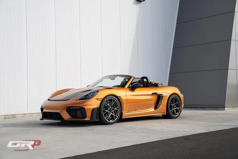 2024 Porsche 718 Spyder RS PTS for sale, exterior, Nordic Gold