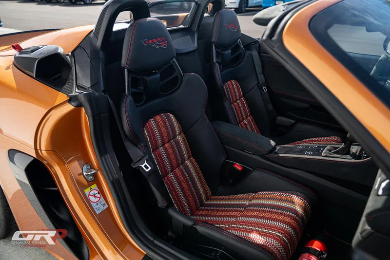 2024 Porsche 718 Spyder RS PTS interior, seats