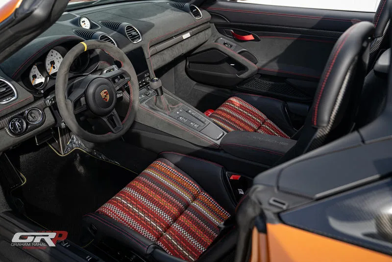 2024 Porsche 718 Spyder RS PTS interior, seats