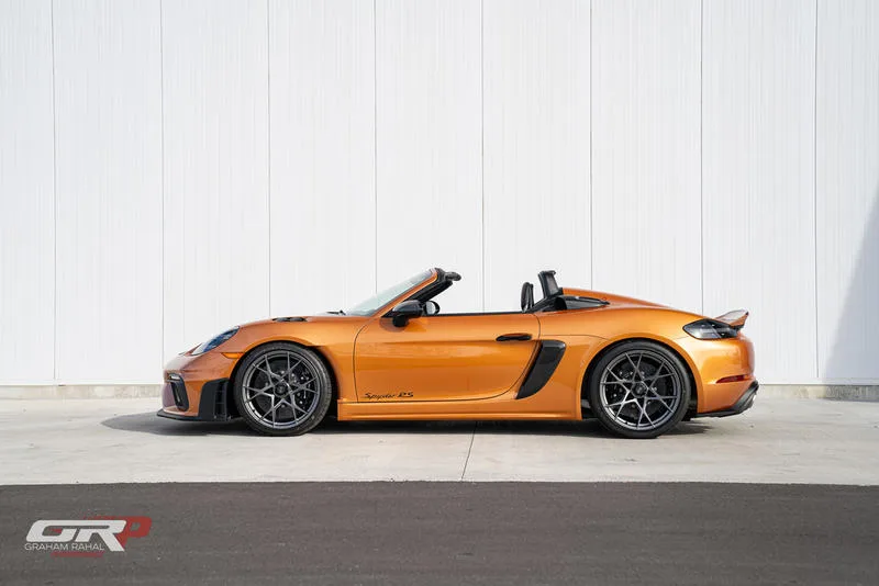 2024 Porsche 718 Spyder RS PTS for sale, exterior, Nordic Gold