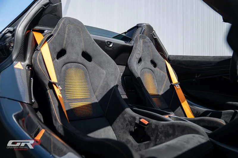 2022 McLaren 765LT Spider interior, seats
