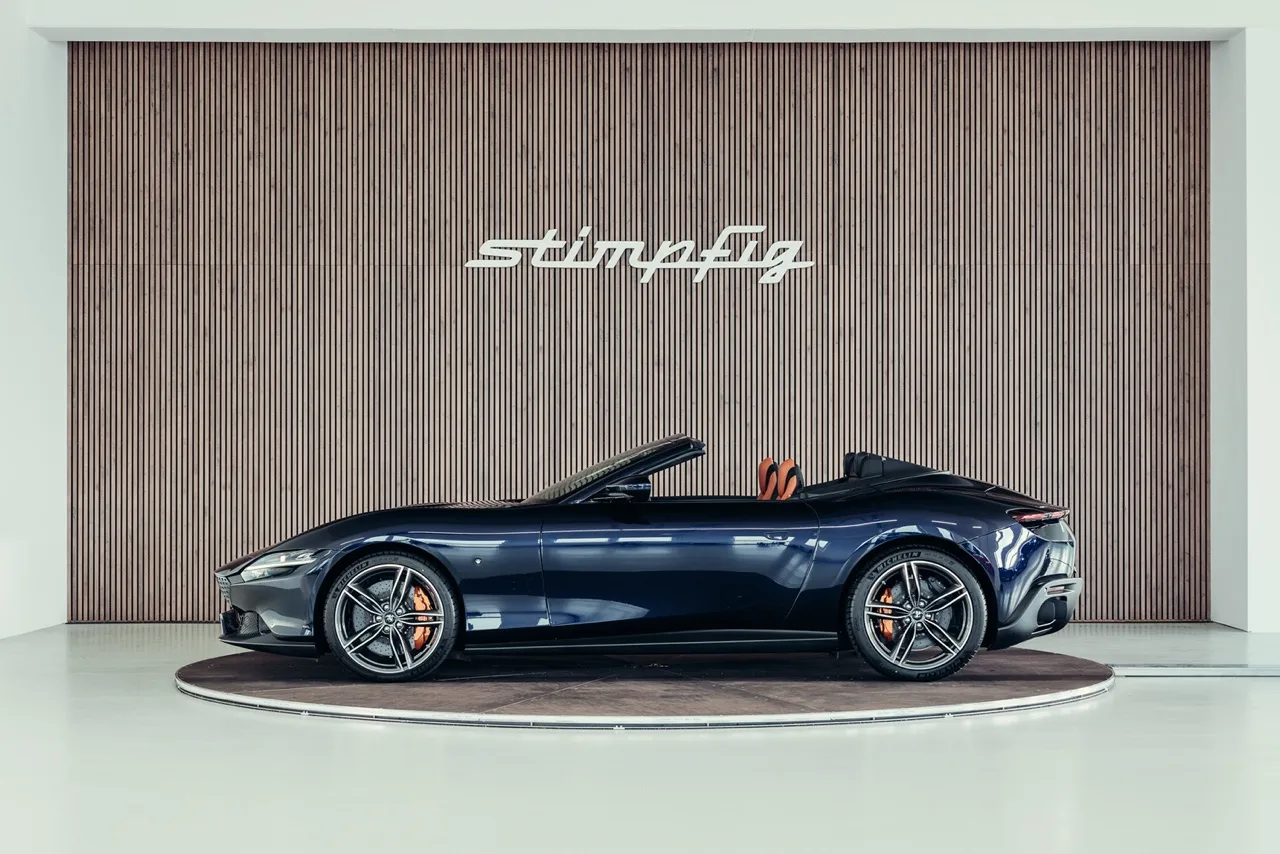 2024 Ferrari Roma Spider for sale, exterior, Blue