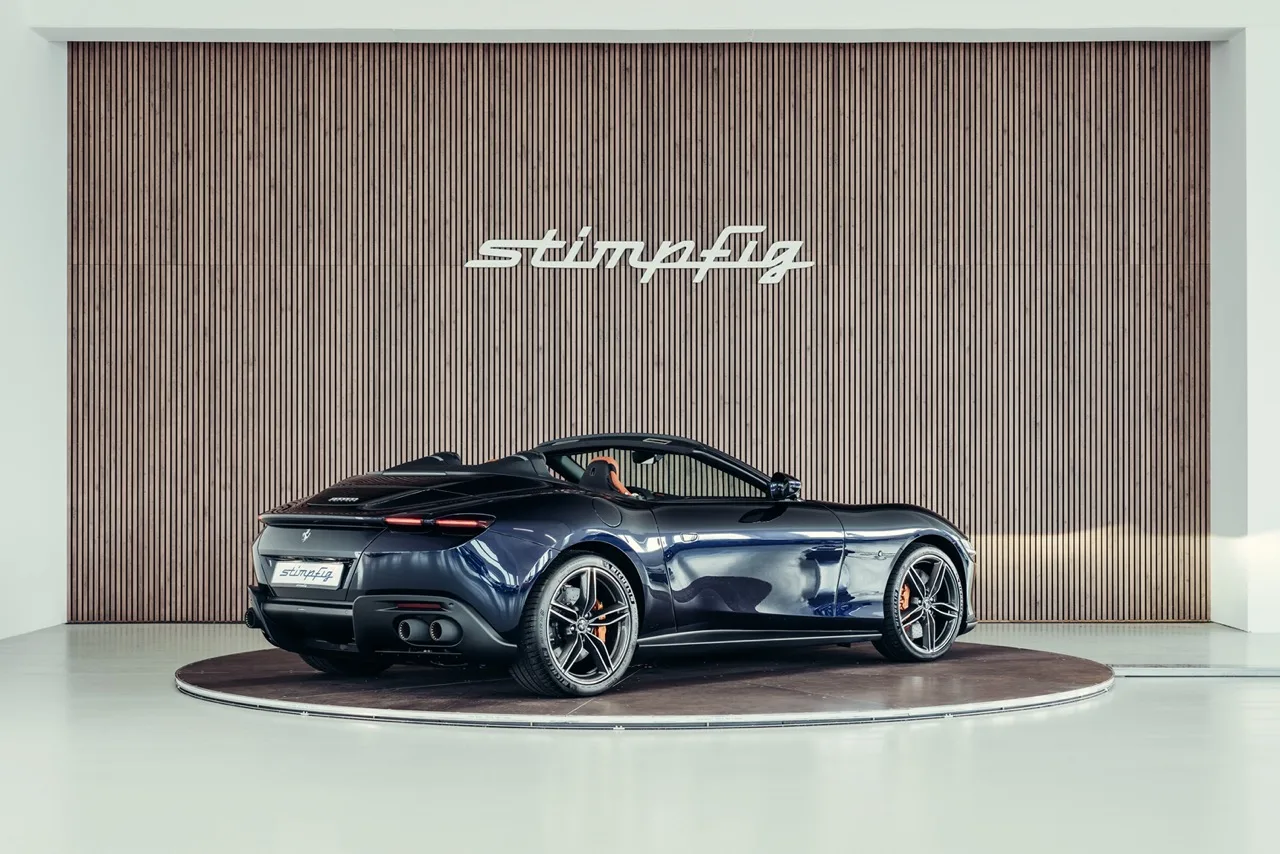 2024 Ferrari Roma Spider for sale, exterior, Blue