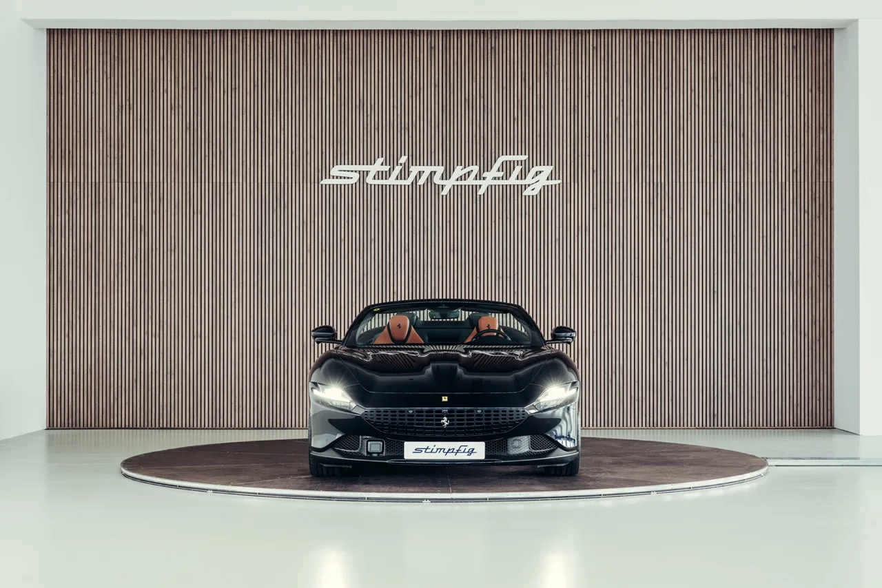 2024 Ferrari Roma Spider for sale, exterior, Blue